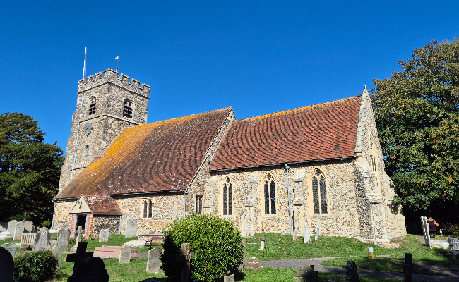 The Outside of the Church in Felpham